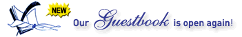 Our Guestbook is open again!