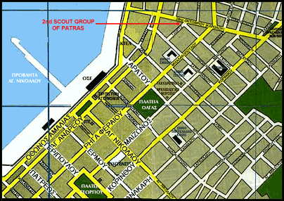 Map of Patras